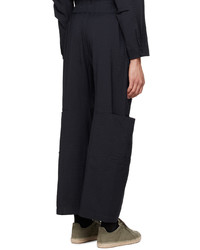 SAGE NATION Navy Parachute Trousers