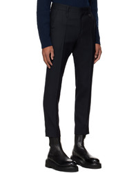 Wooyoungmi Navy Piping Trousers