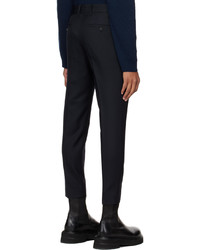 Wooyoungmi Navy Piping Trousers