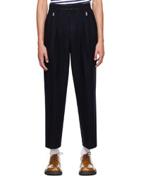 Ader Error Navy Pleated Trousers
