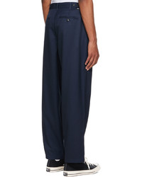 Stussy Navy Polyester Trousers