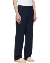 Second/Layer Navy Relaxed Primo Trousers