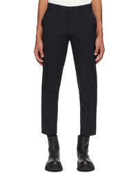 Solid Homme Navy Straight Trousers