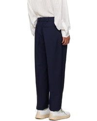 Acne Studios Navy Tailored Trousers