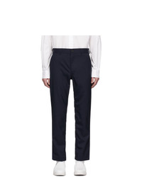 Comme des Garcons Homme Navy Tropical Wool Trousers