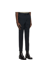 Situationist Navy Wool Classic Trousers