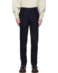 Harmony Navy Wool Peter Trousers