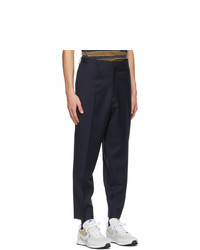 Études Navy Wool Revolte Trousers