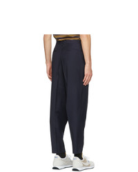 Études Navy Wool Revolte Trousers