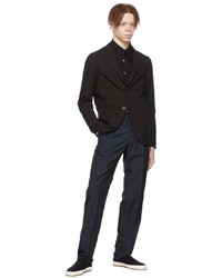 Ring Jacket Navy Wool Trousers