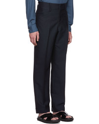 Factor's Navy Wool Trousers