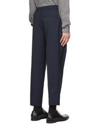 Zegna Navy Wool Trousers