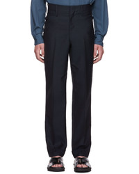 Factor's Navy Wool Trousers