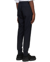 Wooyoungmi Navy Zip Pocket Trousers