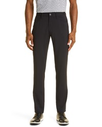 Emporio Armani Wool Five Pocket Pants In Solid Blue Navy At Nordstrom