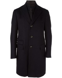 Corneliani Buttoned Mid Length Coat