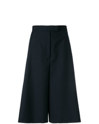 Thom Browne Button Vent High Waisted Wool Culotte