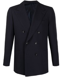 Kiton Double Breasted Wool Blazer