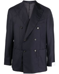 Caruso Double Breasted Wool Blazer
