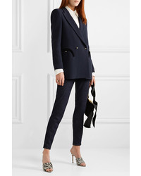 Blazé Milano Everyday Double Breasted Med Wool Crepe Blazer
