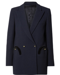 Blazé Milano Everyday Double Breasted Med Wool Crepe Blazer