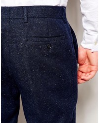 Asos Brand Slim Fit Suit Pants In Fleck
