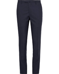 Boglioli Blue Wool And Mohair Blend Suit Trousers