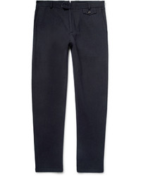 Oliver Spencer Cotton And Wool Blend Trousers