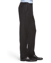 JB Britches Flat Front Solid Wool Cashmere Trousers