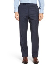 JB Britches Flat Front Solid Wool Cashmere Trousers