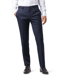 BOSS Gibson Cyl Solid Slim Fit Wool Dress Pants