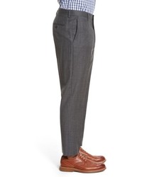 J.Crew J Crew Ludlow Flat Front Solid Wool Trousers