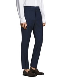 Theory Jake Slim Fit Grid Glenn Wool Suit Pants