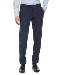 Ted Baker London Jerome Wool Blend Pants In Navy At Nordstrom