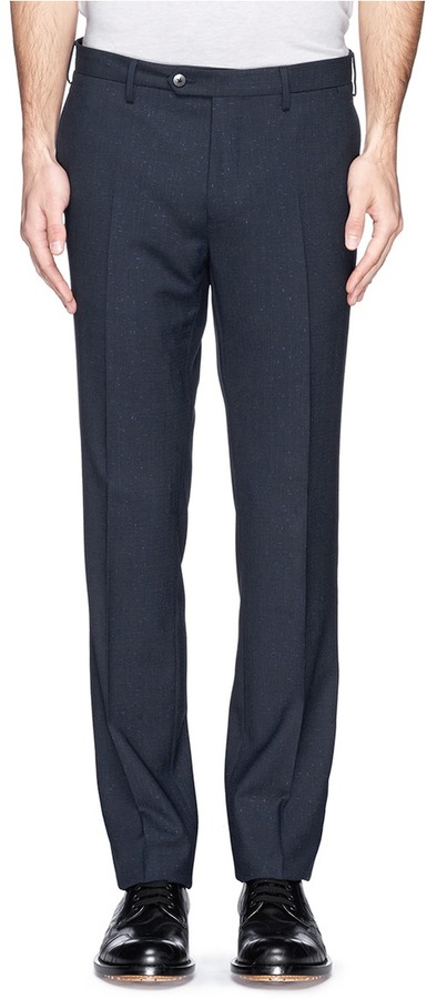Lanvin Donegal Tweed Wool Blend Pants | Where to buy & how to wear