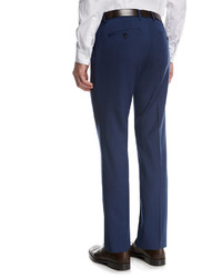 Theory Marlo O Heiron Wool Suit Pants Blue