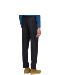 Harmony Navy Wool Peter Trousers