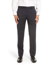 Zanella Parker Solid Stretch Wool Trousers