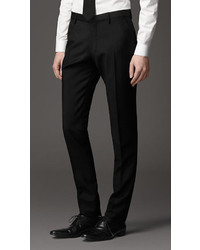 Burberry Slim Fit Wool Mohair Trousers