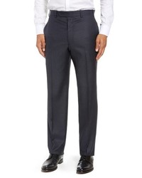 John W. Nordstrom Torino Traditional Fit Solid Wool Trousers