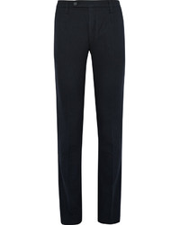 Massimo Alba Winch Slim Fit Wool Flannel Trousers