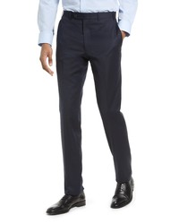 JB Britches Wool Trousers In Navy At Nordstrom