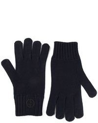 Navy Wool Gloves