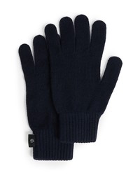 Ted Baker London Bertt Merino Wool Blend Gloves In Navy At Nordstrom