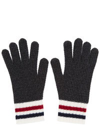 Moncler Gamme Bleu Grey Wool Gloves