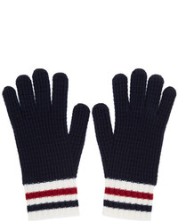 Moncler Gamme Bleu Navy Wool Gloves