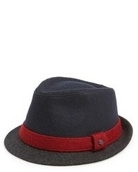 Navy Wool Hat