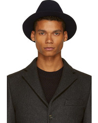 A.P.C. Navy Felted Wool Fedora