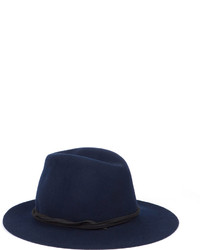 Scoop Wool Fedora With Trim
