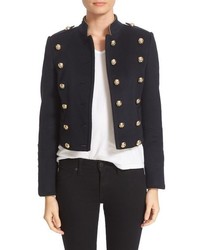 Burberry Dunebeck Wool Cashmere Military Jacket